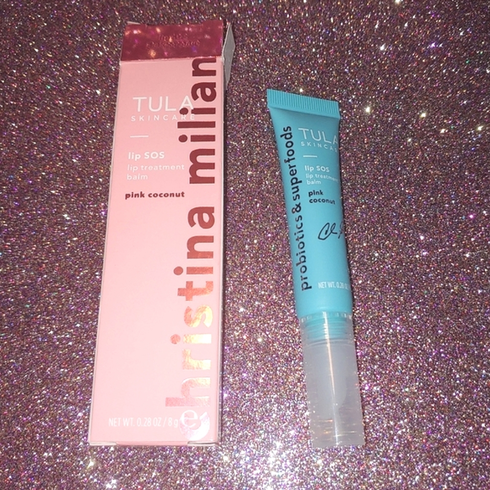 Pink Coconut Lip SOS Treatment Balm TULA x Christina Milian